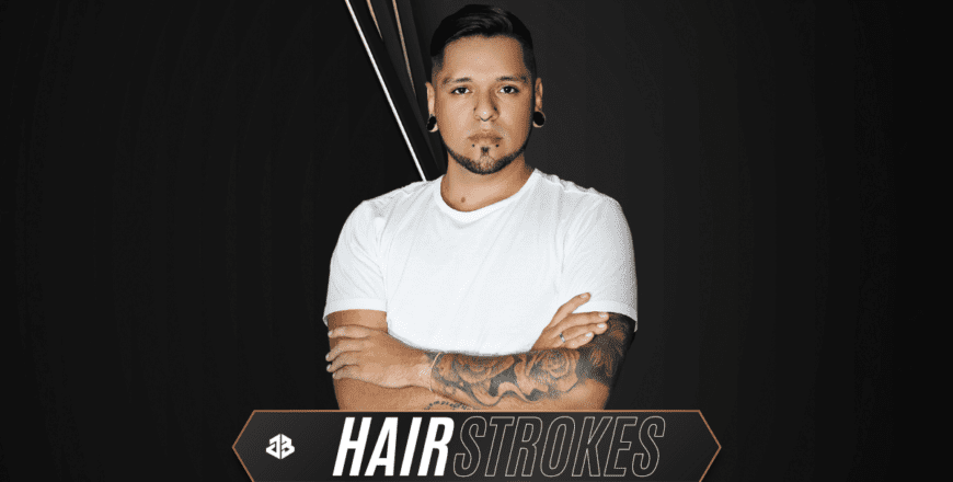 hair strokes